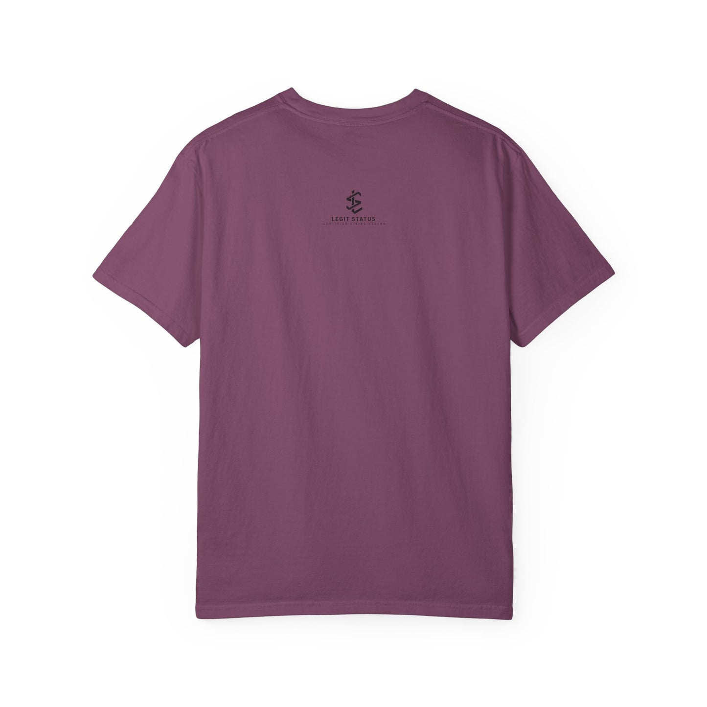 Legit Status Logo T-Shirt — "Legit Status: Certified Living Legend" Graphic Tee