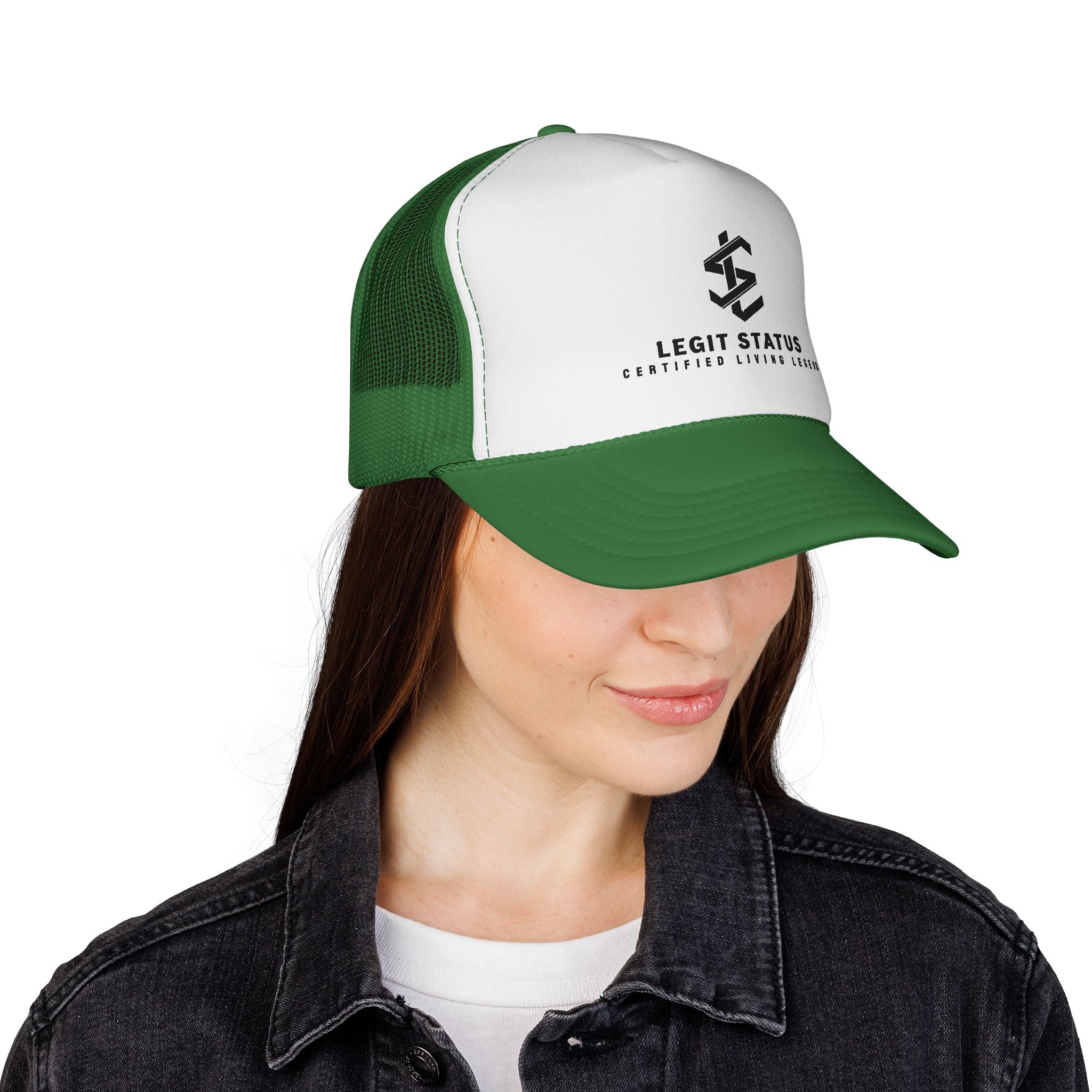 Legit Status Trucker Cap — 'Certified Living Legend' Mesh Hat