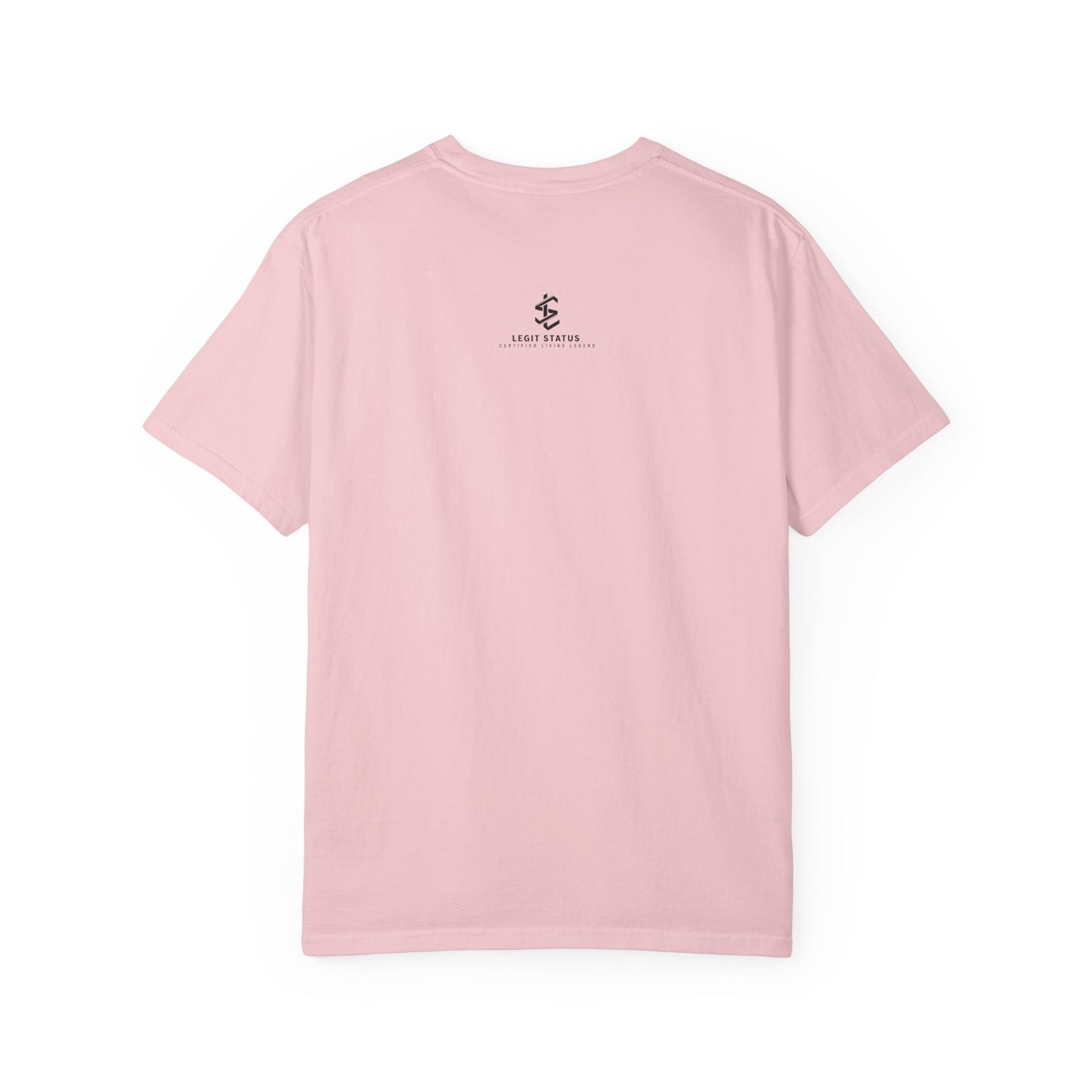Legit Status Logo T-Shirt — "Legit Status: Certified Living Legend" Graphic Tee