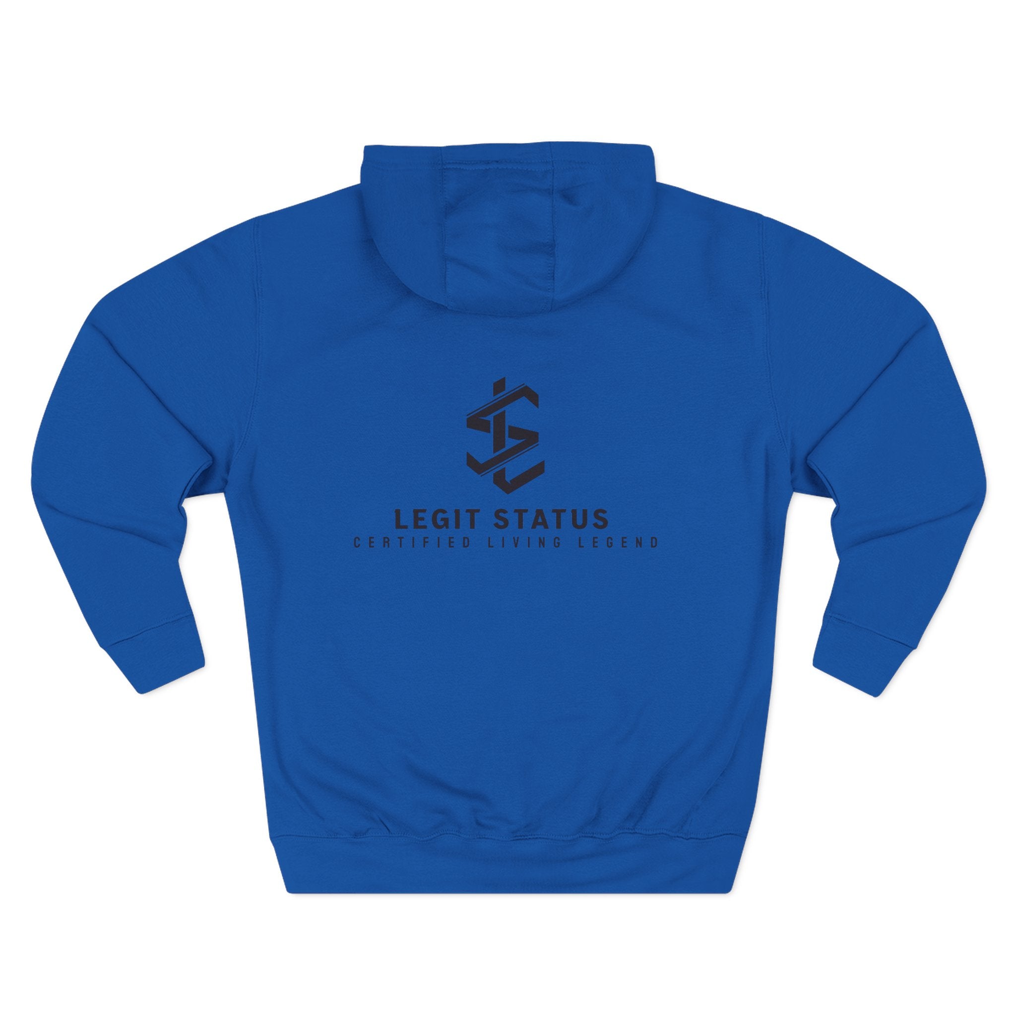 Legit Status Logo Hoodie — Minimalist Streetwear Fleece Hoodie