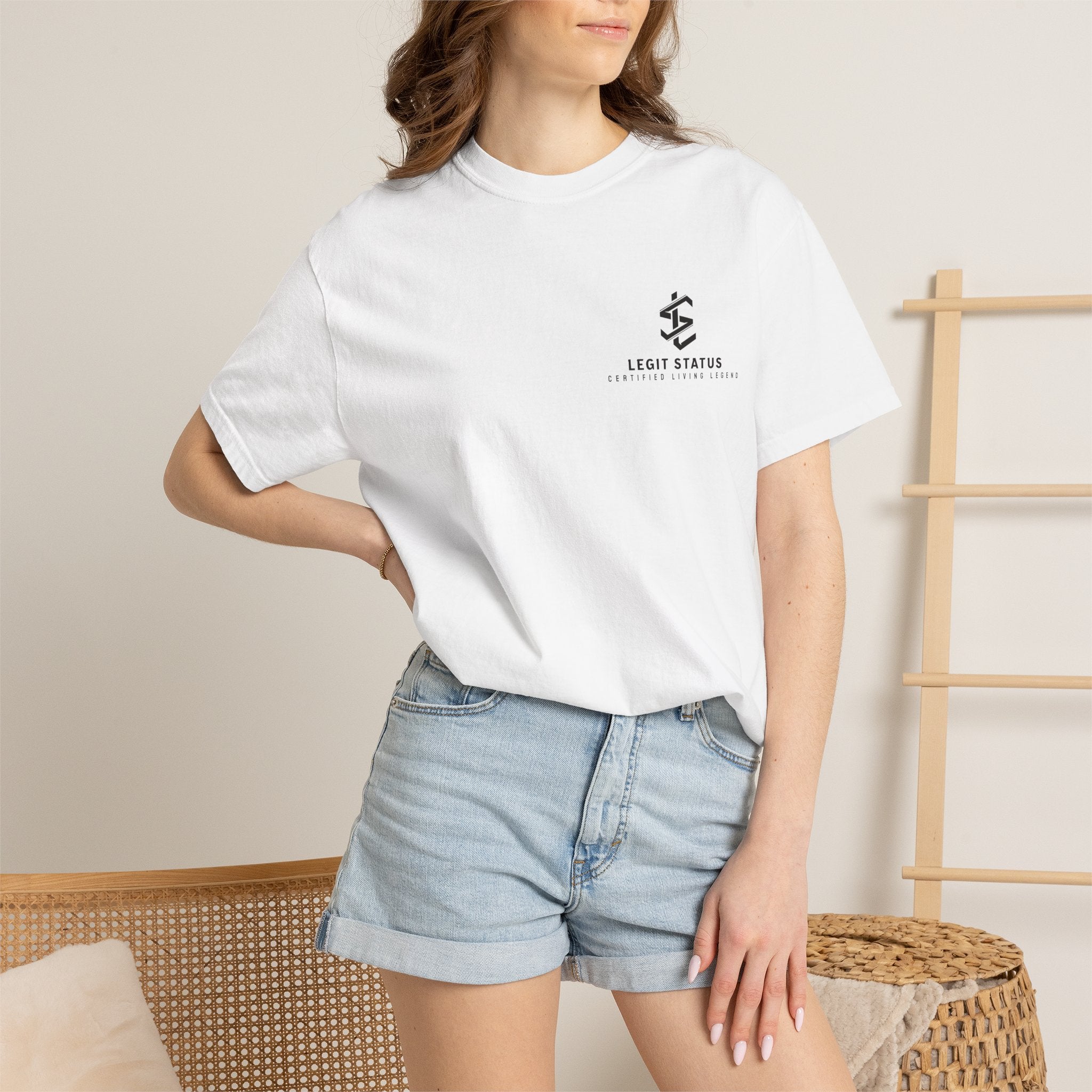 Living Legend T-Shirt — "Legit Status Certified" Graphic Tee