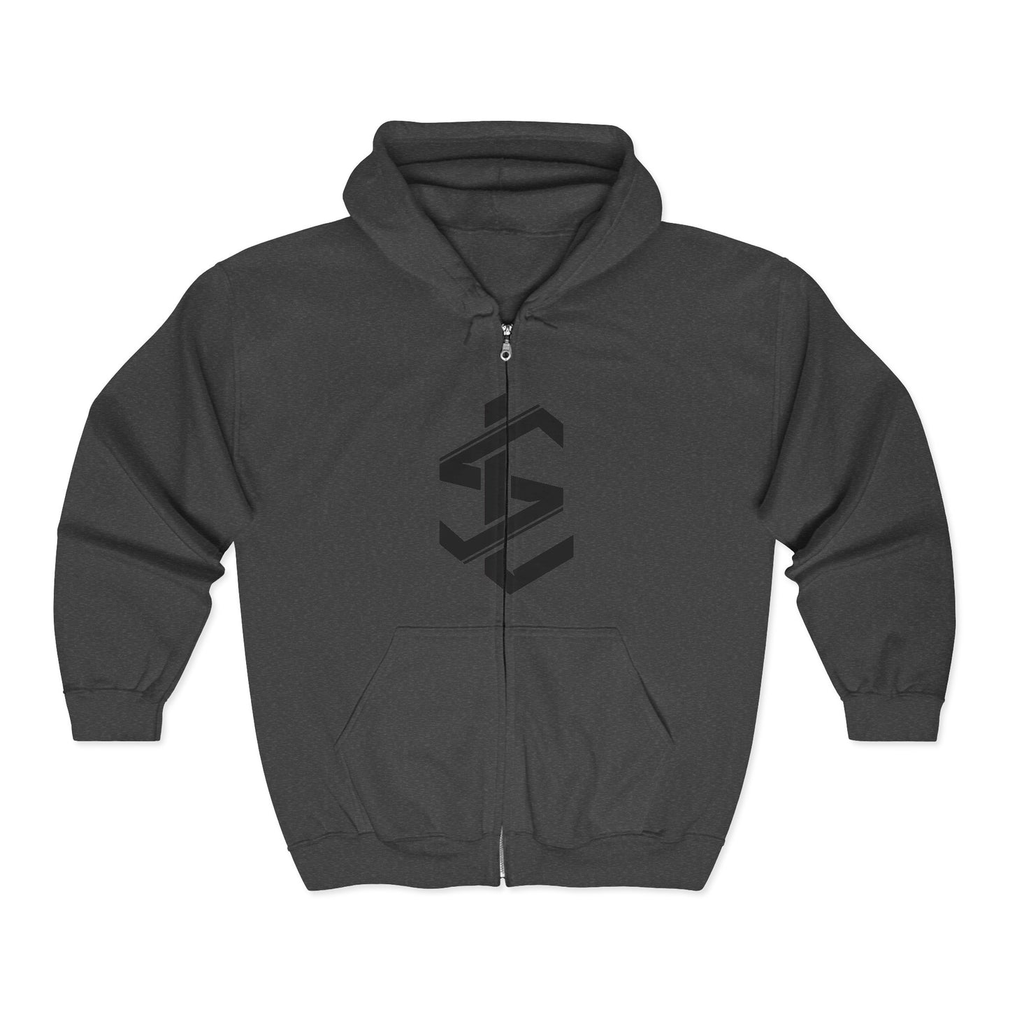 Legit Status Full-Zip Hoodie — Certified Living Legend Zip-Up Sweatshirt
