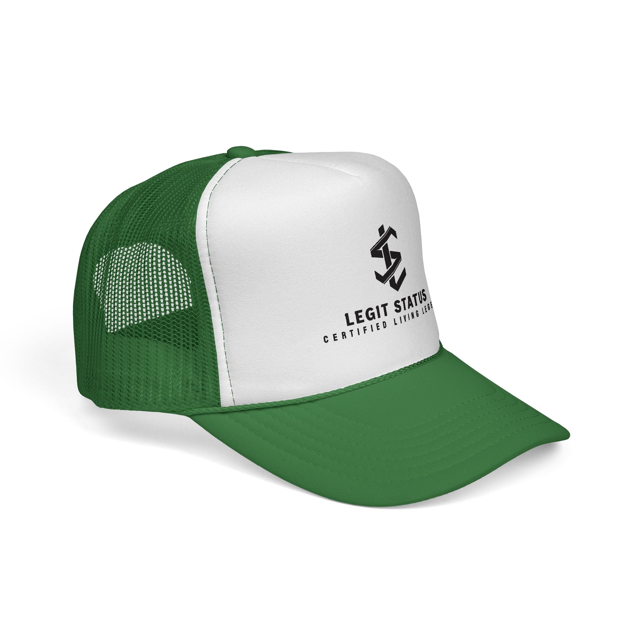 Legit Status Trucker Cap — 'Certified Living Legend' Mesh Hat