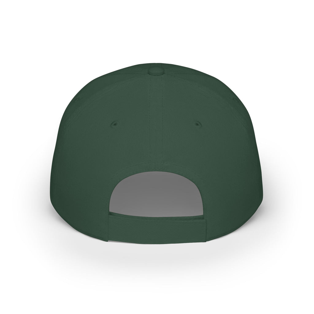 Legit Status Low Profile Baseball Cap — Minimal Logo Red Cap