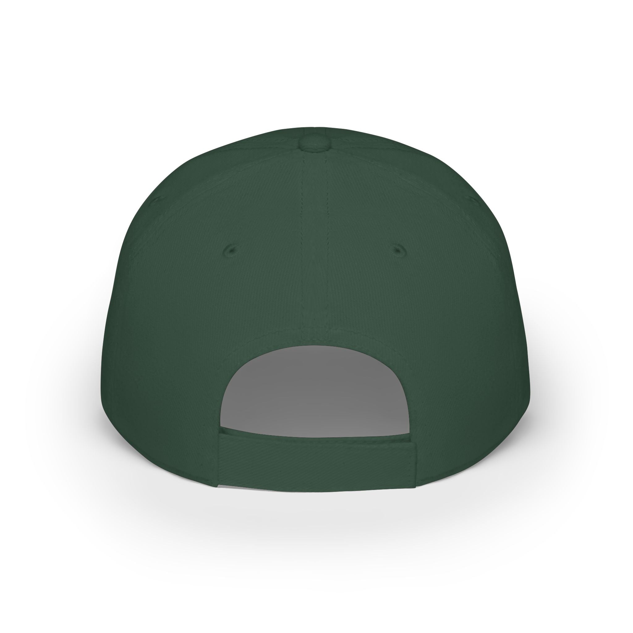 Legit Status Low Profile Baseball Cap — Minimal Logo Red Cap