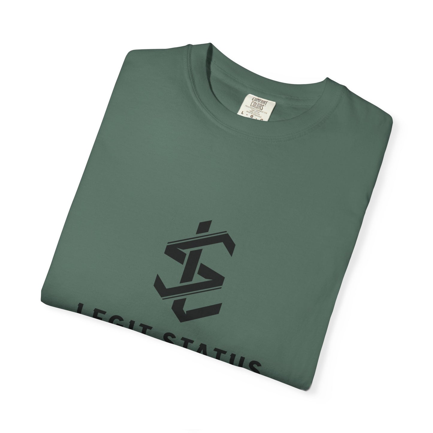 Legit Status Logo T-Shirt — "Legit Status: Certified Living Legend" Graphic Tee