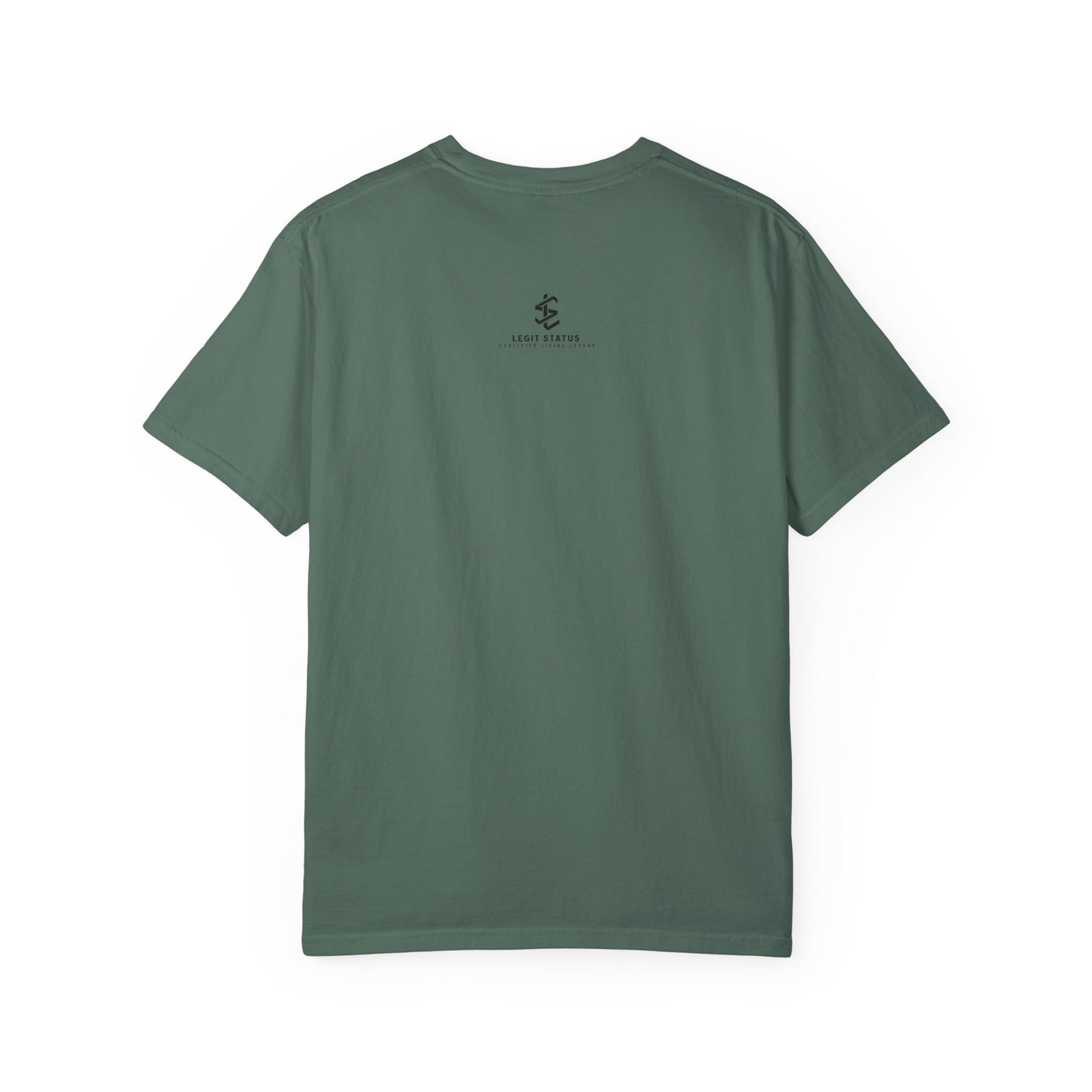 Legit Status Logo T-Shirt — "Legit Status: Certified Living Legend" Graphic Tee