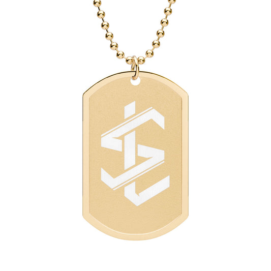 Geometric Dog Tag Necklace