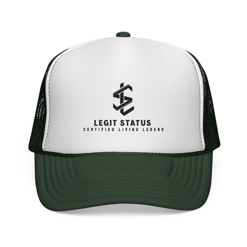 Legit Status Trucker Cap — 'Certified Living Legend' Mesh Hat