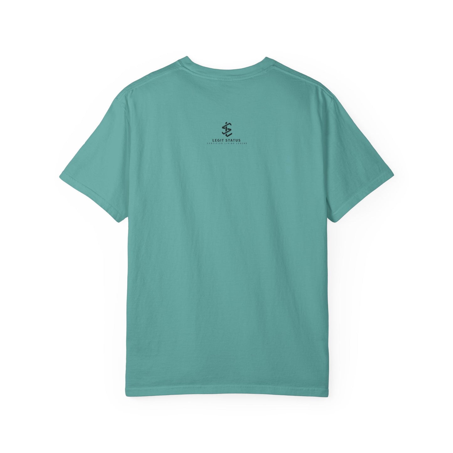 Legit Status Logo T-Shirt — "Legit Status: Certified Living Legend" Graphic Tee