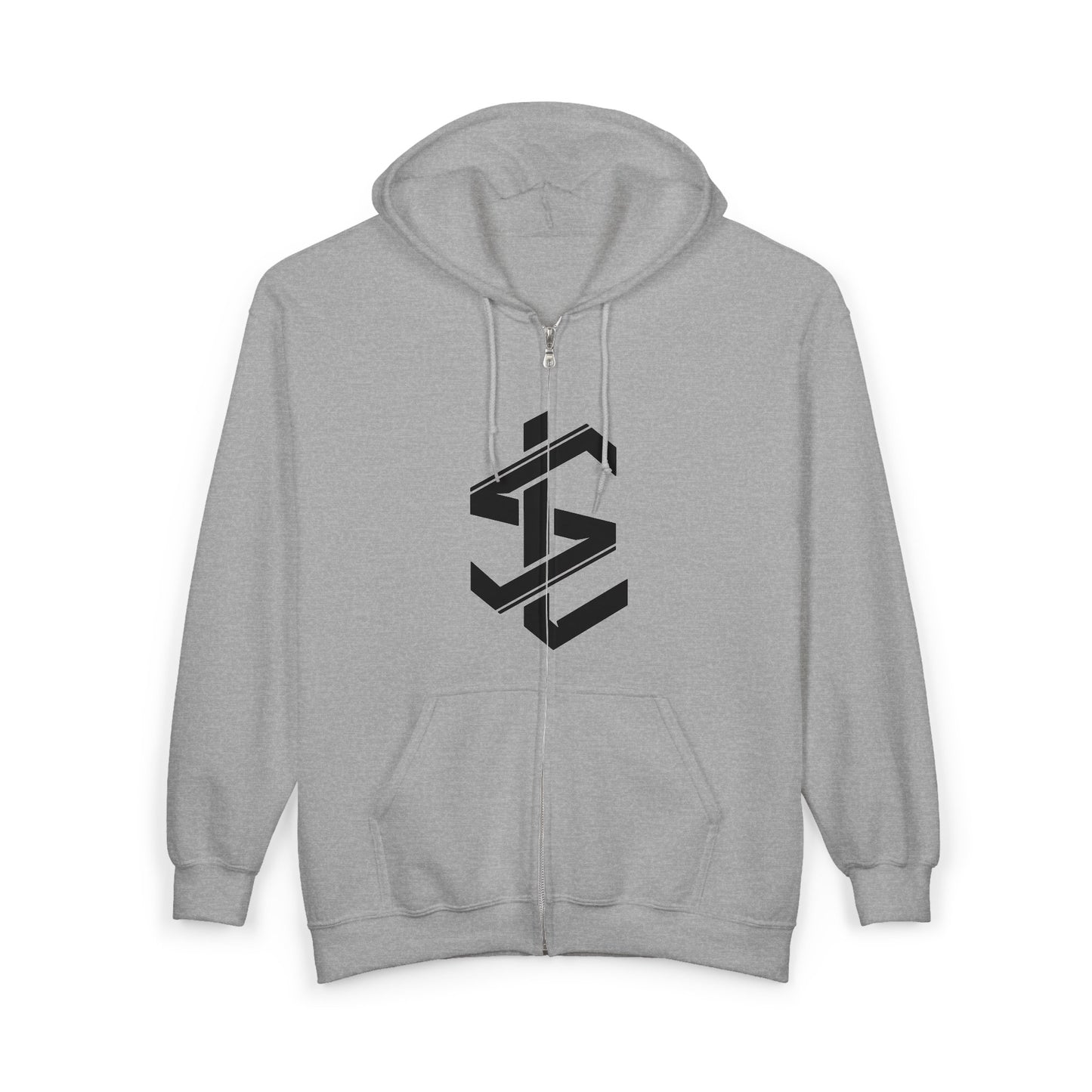 Legit Status Full-Zip Hoodie — Certified Living Legend Zip-Up Sweatshirt