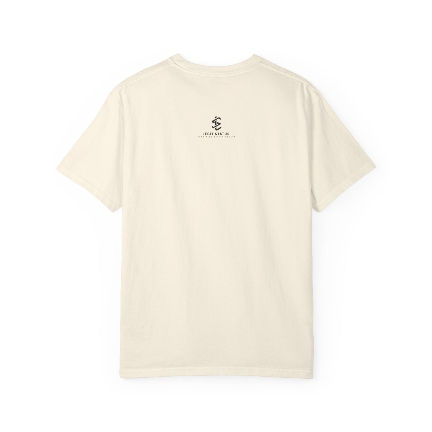 Legit Status Logo T-Shirt — "Legit Status: Certified Living Legend" Graphic Tee