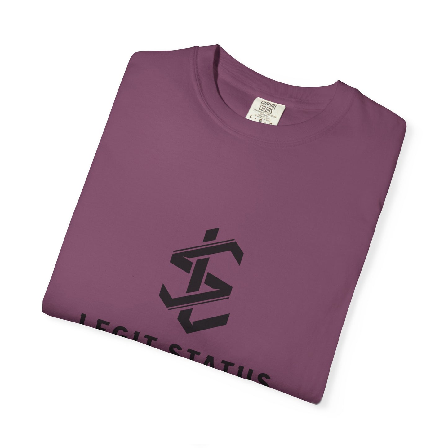 Legit Status Logo T-Shirt — "Legit Status: Certified Living Legend" Graphic Tee