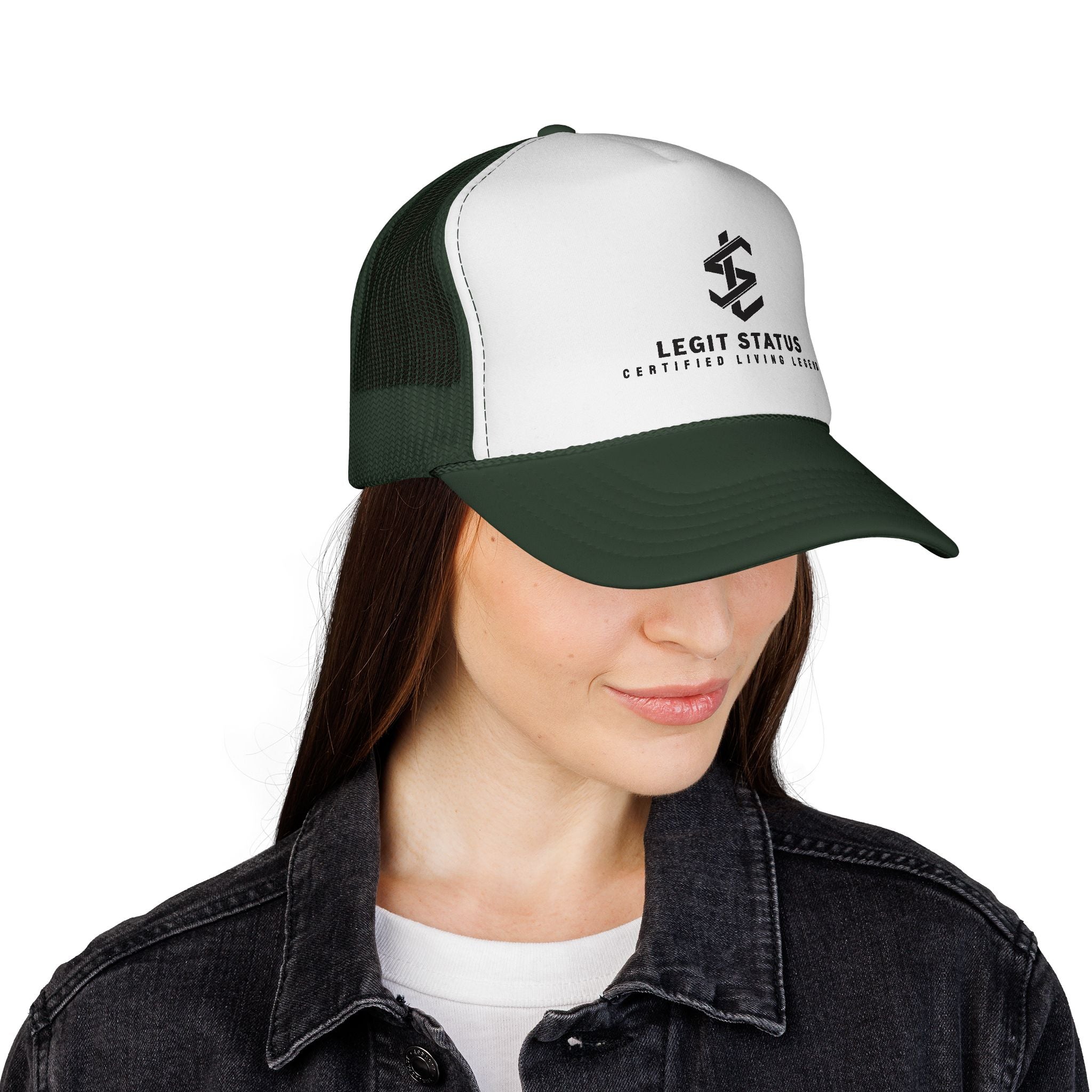 Legit Status Trucker Cap — 'Certified Living Legend' Mesh Hat
