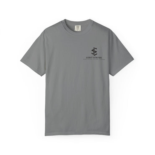 Living Legend T-Shirt — "Legit Status Certified" Graphic Tee