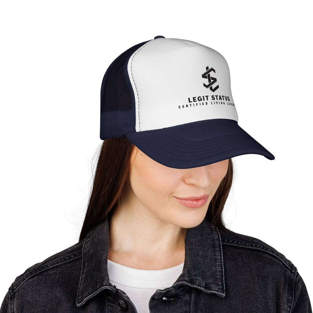 Legit Status Trucker Cap — 'Certified Living Legend' Mesh Hat