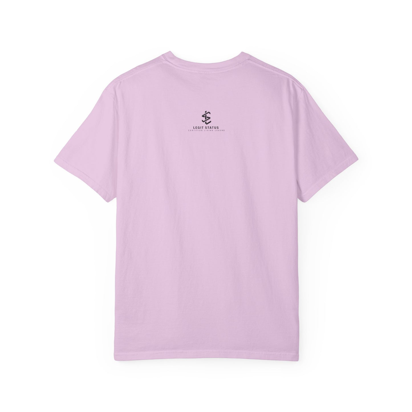 Legit Status Logo T-Shirt — "Legit Status: Certified Living Legend" Graphic Tee