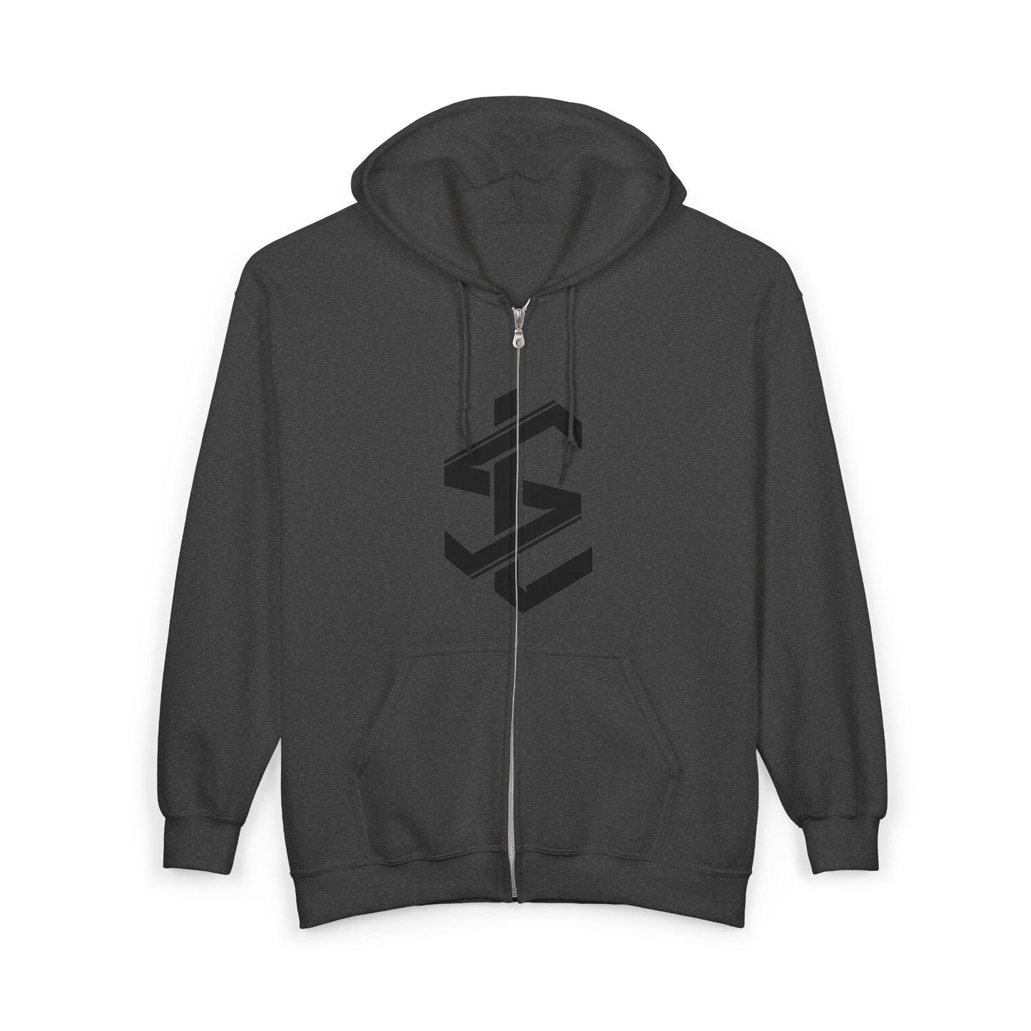 Legit Status Full-Zip Hoodie — Certified Living Legend Zip-Up Sweatshirt