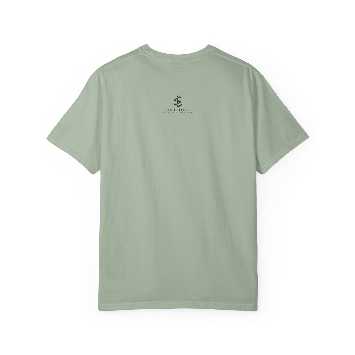 Legit Status Logo T-Shirt — "Legit Status: Certified Living Legend" Graphic Tee