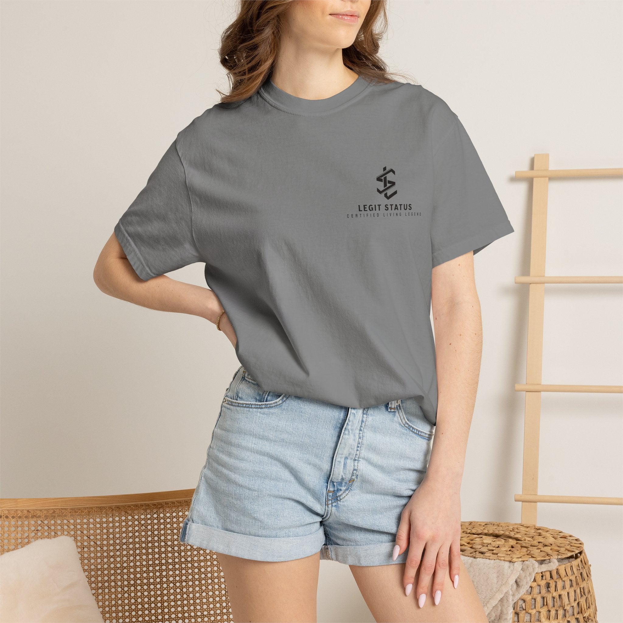 Living Legend T-Shirt — "Legit Status Certified" Graphic Tee