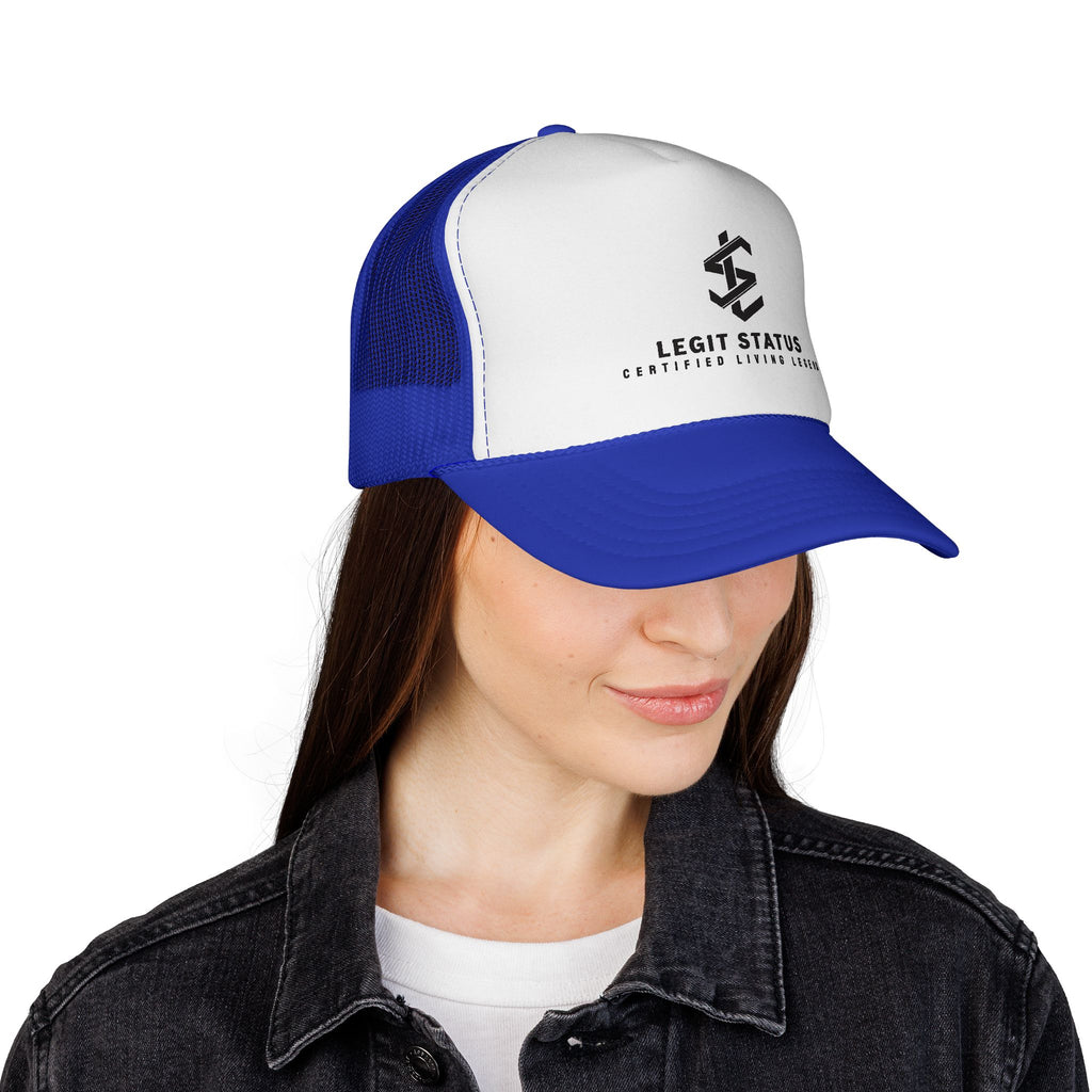 Legit Status Trucker Cap — 'Certified Living Legend' Mesh Hat