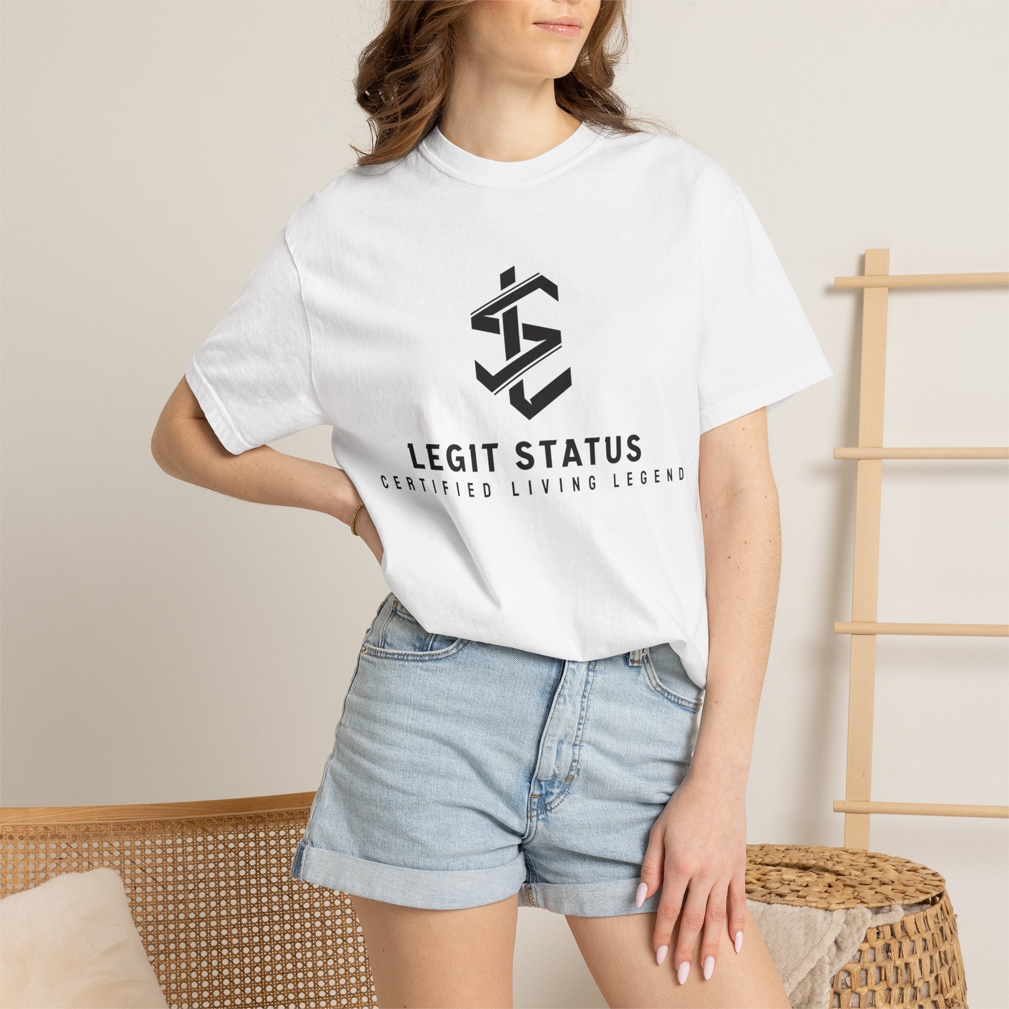 Legit Status Logo T-Shirt — Certified Living Legend Graphic Tee