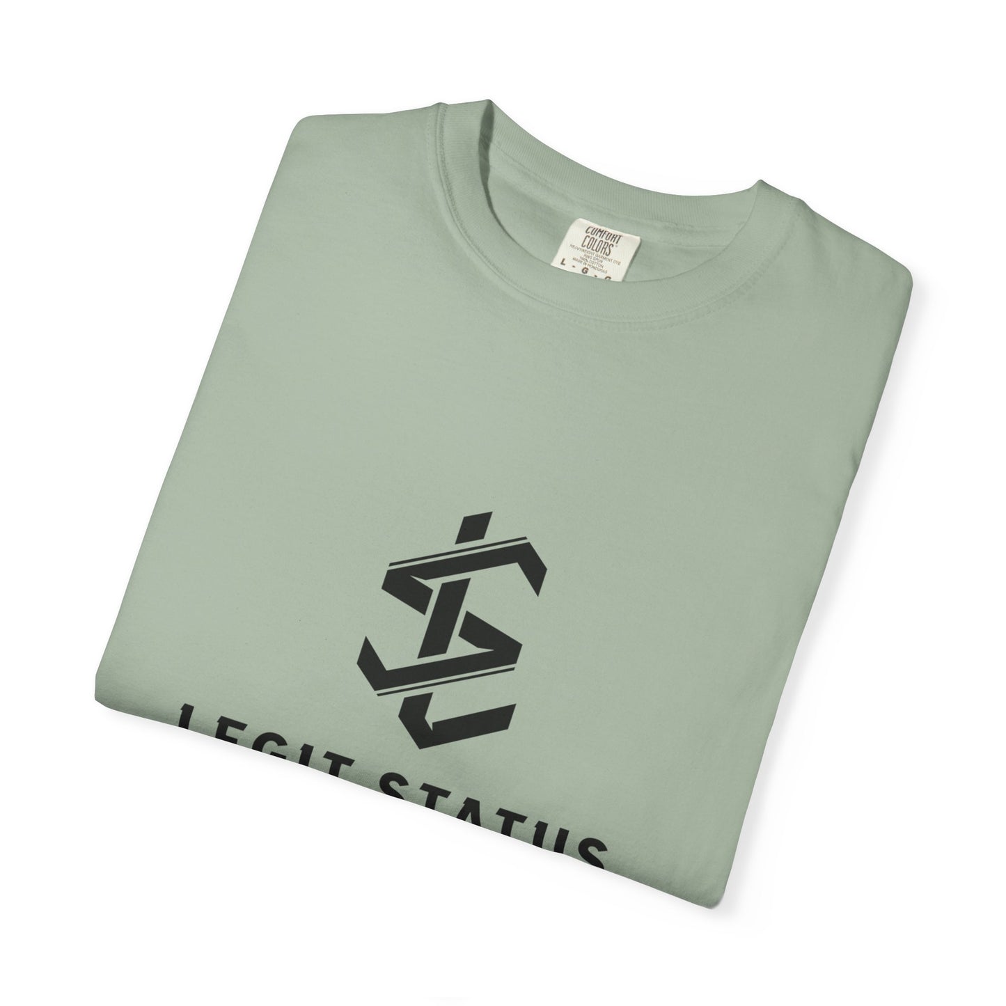 Legit Status Logo T-Shirt — "Legit Status: Certified Living Legend" Graphic Tee