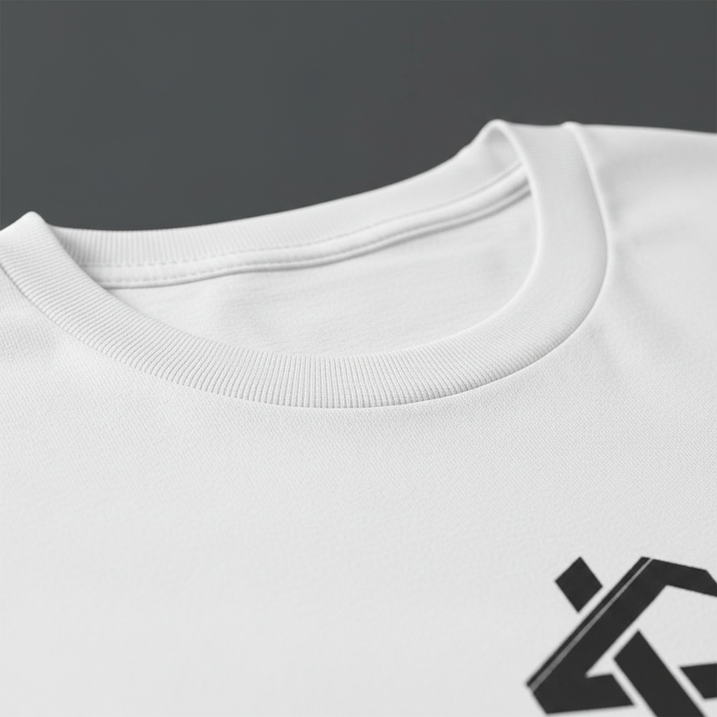 	Legit Status White Tee – Front View Flat Lay